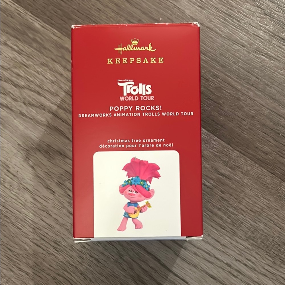 Hallmark Trolls World Tour Poppy Rocks Christmas ornament